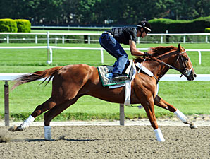 I’ll Have Another larga da penúltima baliza no Belmont Stakes (G1)