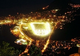 Equilíbrio na noturna da Gávea