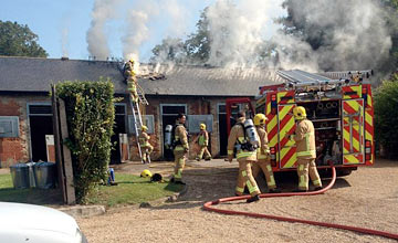 Incêndio nas cocheiras de Luca Cumani é controlado