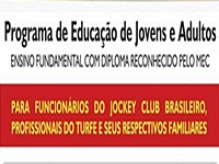 JCB oferece Ensino Médio e Fundamental gratuito para profissionais do turfe e funcionários do clube