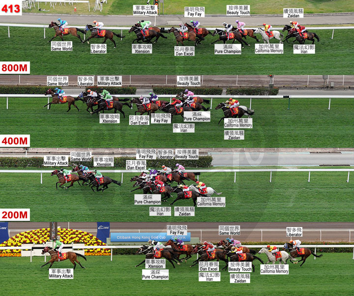 A Hong Kong Gold Cup (G1), em Sha Tin, foi de Military Attack