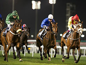 No Nad al Sheba Trophy (G3),em Meydan, patrocinado pelo Haras Estrela Energia, vitória de Ahzeemah