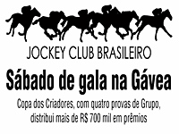 Sábado de gala na Gávea