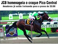 JCB homenageia o craque Pico Central