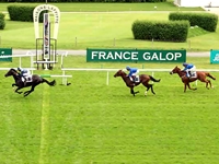 O Prix Eugène Adam (G2),em Maisons-Laffite, foi do visitante Western Hymn