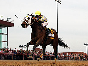 Moreno venceu o Charles Town enquanto, aparentemente sentido, Shared Belief abandonava a prova