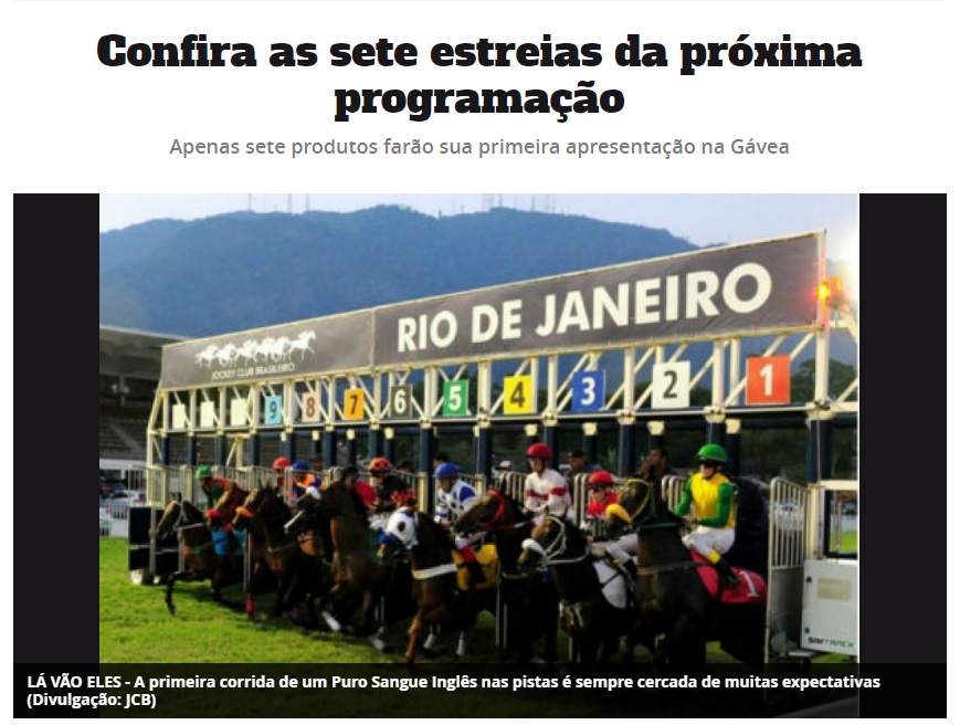 Acompanhe o JCB também no jornal Lance!