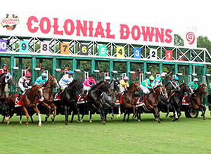 Apostas em Colonial Downs canceladas nesta quinta-feira (13)