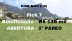 Pick 7 com R$ 139 mil de Bonificação agita o domingo (08) na Gávea